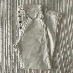 MADEWELL White Jeans Size 28